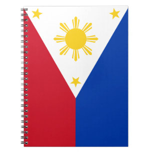 Notitieboek met de vlag van de Filipijnen