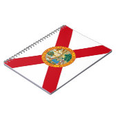 Notitieboek met de vlag van de staat Florida (Linkerzijde)
