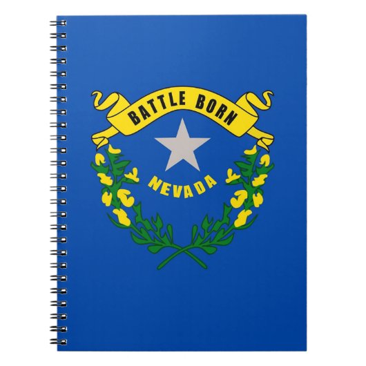 Notitieboek met de vlag van de staat Nevada (Voorkant)