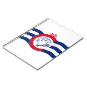 Notitieboek met de vlag van de stad Cincinnati (Linkerzijde)