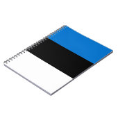 Notitieboek met de vlag van Estland (Linkerzijde)