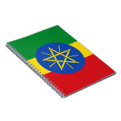 Notitieboek met de vlag van Ethiopië (Rechterzijde)