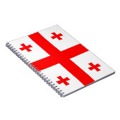 Notitieboek met de vlag van Georgië (Rechterzijde)