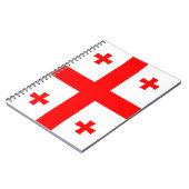 Notitieboek met de vlag van Georgië (Linkerzijde)