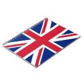 Notitieboek met de vlag van het Verenigd Koninkrij (Linkerzijde)