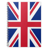 Notitieboek met de vlag van het Verenigd Koninkrij (Voorkant)