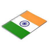 Notitieboek met de vlag van India (Linkerzijde)