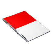 Notitieboek met de vlag van Indonesië (Rechterzijde)