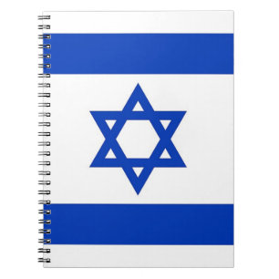 Notitieboek met de vlag van Israël