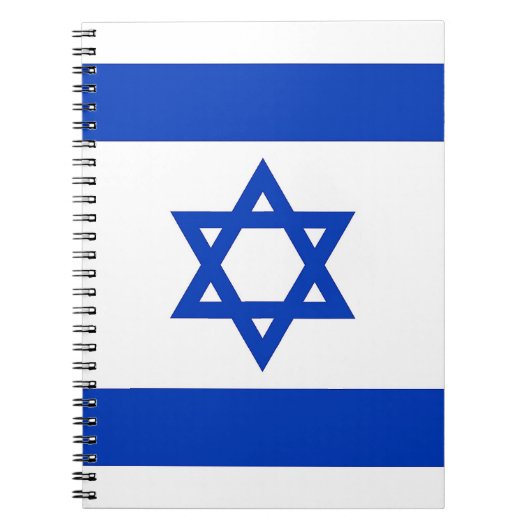 Notitieboek met de vlag van Israël (Voorkant)