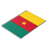 Notitieboek met de vlag van Kameroen (Linkerzijde)