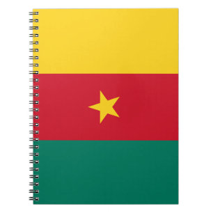 Notitieboek met de vlag van Kameroen