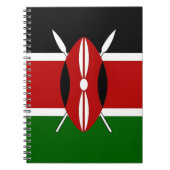 Notitieboek met de vlag van Kenia (Voorkant)