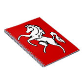 Notitieboek met de vlag van Kent, Engeland (Rechterzijde)