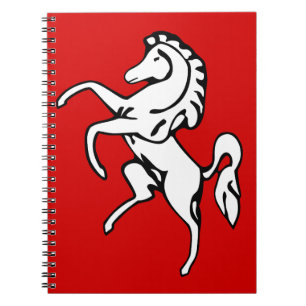 Notitieboek met de vlag van Kent, Engeland