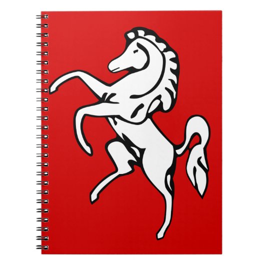 Notitieboek met de vlag van Kent, Engeland (Voorkant)