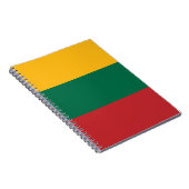 Notitieboek met de vlag van Litouwen (Rechterzijde)