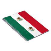 Notitieboek met de vlag van Mexico (Rechterzijde)
