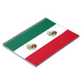 Notitieboek met de vlag van Mexico (Linkerzijde)
