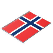 Notitieboek met de vlag van Noorwegen (Linkerzijde)
