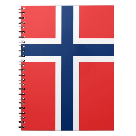 Notitieboek met de vlag van Noorwegen (Voorkant)