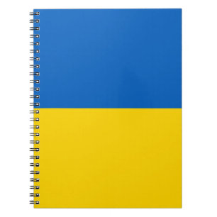 Notitieboek met de vlag van Oekraïne
