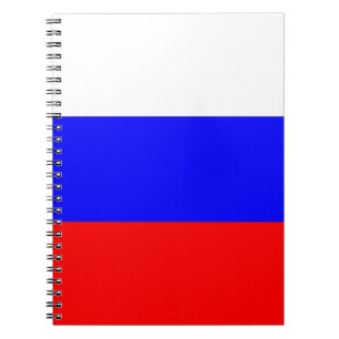 Notitieboek met de vlag van Rusland