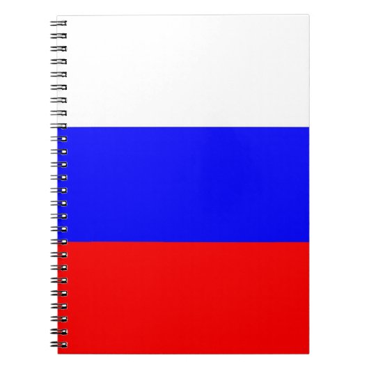Notitieboek met de vlag van Rusland (Voorkant)