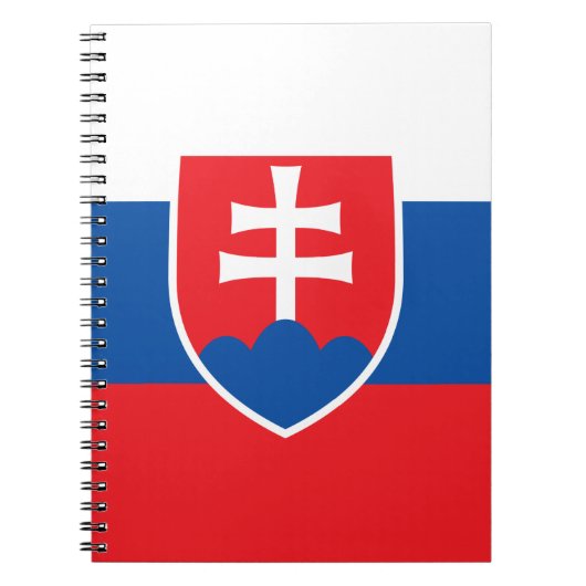 Notitieboek met de vlag van Slowakije (Voorkant)
