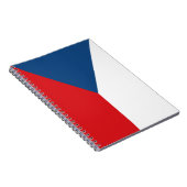 Notitieboek met de vlag van Tsjechië (Rechterzijde)