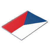 Notitieboek met de vlag van Tsjechië (Linkerzijde)