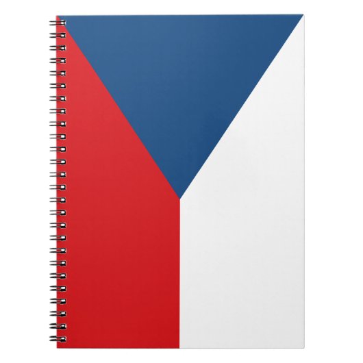 Notitieboek met de vlag van Tsjechië (Voorkant)