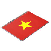 Notitieboek met de vlag van Vietnam (Linkerzijde)