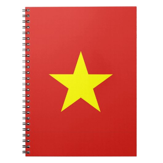 Notitieboek met de vlag van Vietnam (Voorkant)