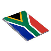 Notitieboek met de vlag van Zuid-Afrika (Rechterzijde)