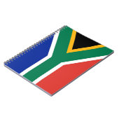 Notitieboek met de vlag van Zuid-Afrika (Linkerzijde)