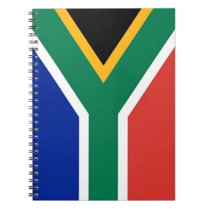 Notitieboek met de vlag van Zuid-Afrika
