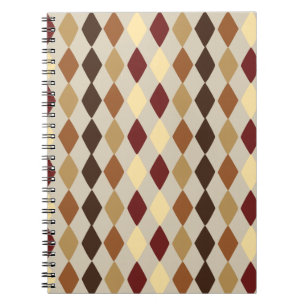 Notitieboek met diamantpatroon