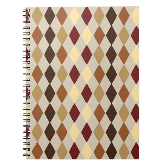 Notitieboek met diamantpatroon (Voorkant)