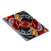 Notitieboek met Duitse kleuren Abstract Design (Rechterzijde)