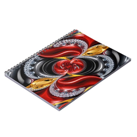 Notitieboek met Duitse kleuren Abstract Design (Linkerzijde)