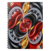 Notitieboek met Duitse kleuren Abstract Design (Voorkant)