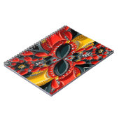 Notitieboek met Duitsland Kleuren Abstract Ontwerp (Linkerzijde)