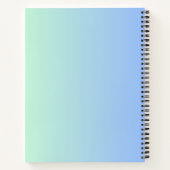 Notitieboek met een afbeelding van een jongen (Achterkant)