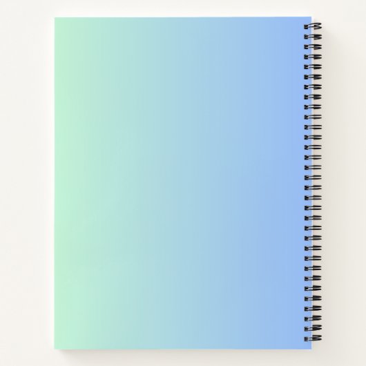 Notitieboek met een afbeelding van een kind (Achterkant)