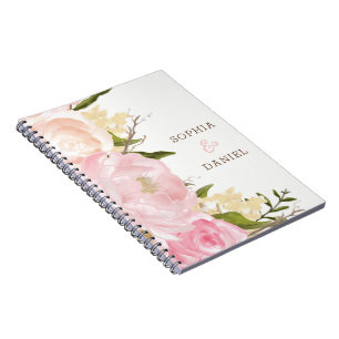 Notitieboek met een rondbindplanner voor roze Flor