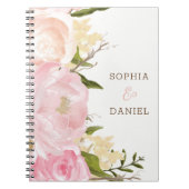 Notitieboek met een rondbindplanner voor roze Flor (Voorkant)