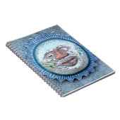 notitieboek met een unieke zonnig gezicht (Rechterzijde)