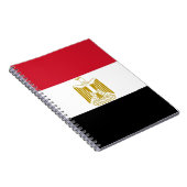 Notitieboek met Egyptische vlag (Rechterzijde)