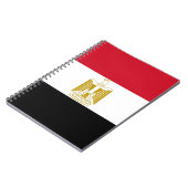 Notitieboek met Egyptische vlag (Linkerzijde)